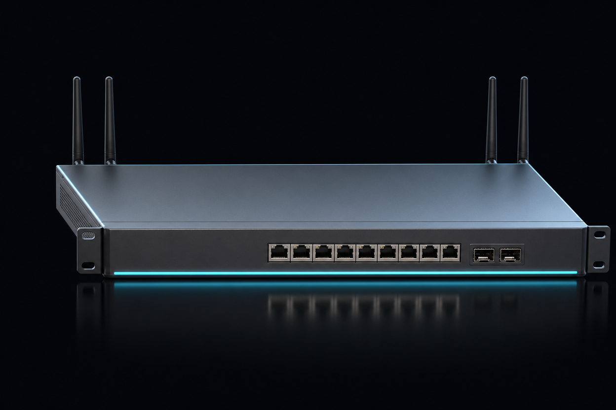 Orion Edge 2000 5G — premium 1U rack flagship with SFP cages