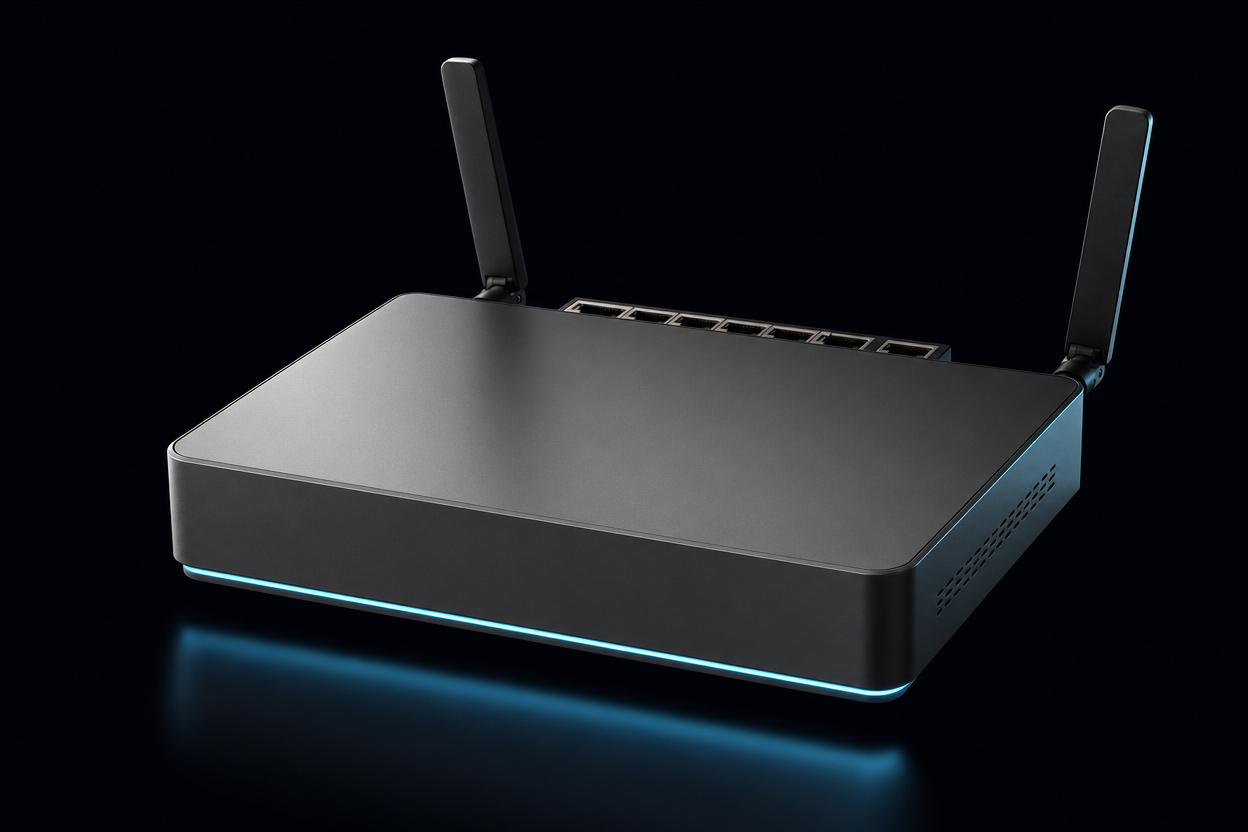 Orion Edge 600 4G — SD-WAN appliance with cellular failover antennas